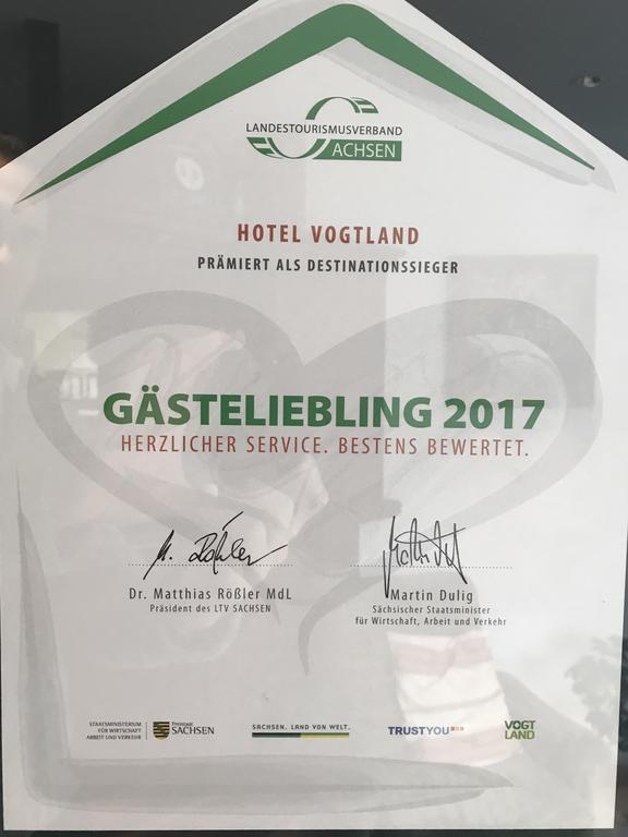 Hotel Vogtland Bad Elster Eksteriør bilde